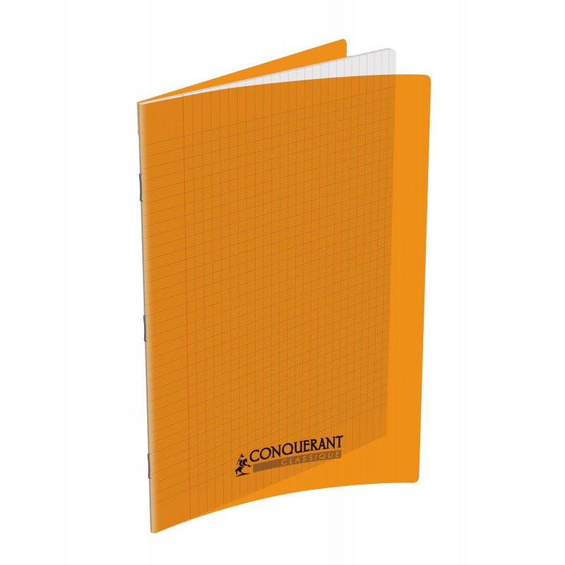 Cahier polypro 21X29.7 PP Orange 90G 96P Seyès