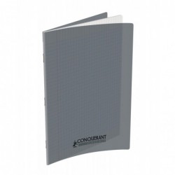 Cahier polypro 21X29.7 PP Gris 90G 96P Seyès