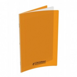 Cahier polypro 24X32 PP Orange 90G 96P Seyès