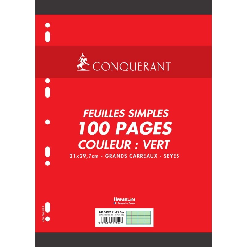 Feuillets mobiles 21x29