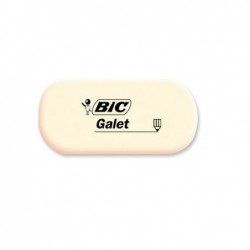 TIPP EX Gomme blanche caoutchouc ovale GALET