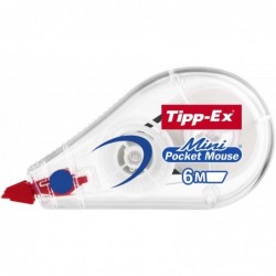 TIPP EX Mini roller de correction jetable sans solvant correction à sec 5mmx5m MINI POCKET MOUSE