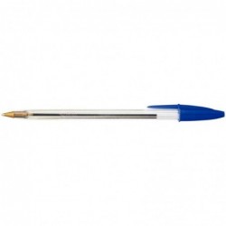 BIC Stylo à bille pointe moyenne encre bleue  CRISTAL