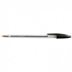 BIC Stylo à bille pointe moyenne encre noire  CRISTAL