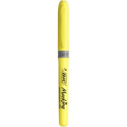 BIC Surligneur jaune Brirteliner Grip