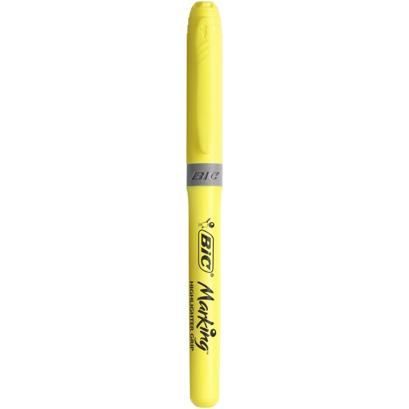 BIC Surligneur jaune Brirteliner Grip