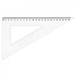 Equerre 45° 21 cm plastique