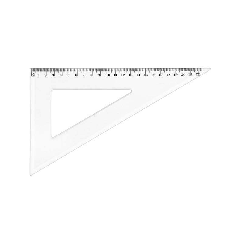 Equerre 45° 21 cm plastique