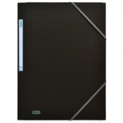 Chemise Polypro MEMPHIS à rabats et élastiques 24 x 32 noire