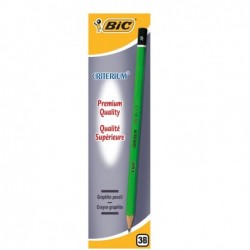 BIC Crayon graphite tête trempée mine 3B CONTE