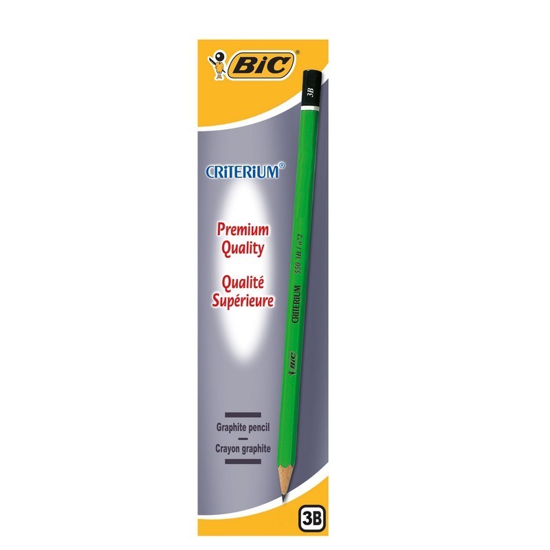 BIC Crayon graphite tête trempée mine 3B CONTE