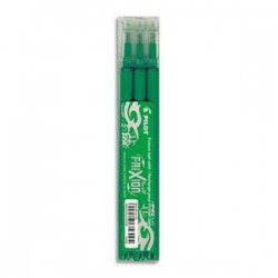 PILOT Pochette de 3 recharges pour roller FriXion Ball pointe moyenne (0