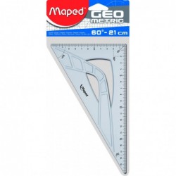 MAPED Equerre 60° grand côté 21 cm - GEOMETRIC