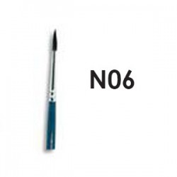 Pinceau rond poils de poney n°6