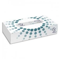 Boîte de de 100 Mouchoirs 2 plis pure cellulose blanc